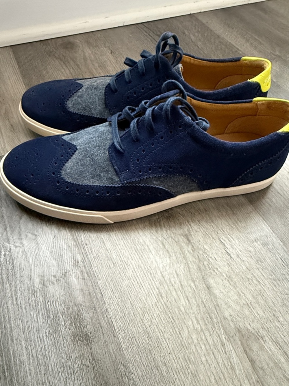 COLE HAAN JOSHUA WINGTIP OXFORD SNEAKERS!